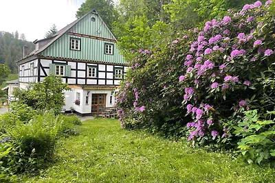 Geräumiges Fachwerkhaus mit Bergblick für 10...