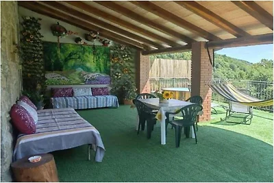 Ferienhaus in Volterrano mit Balkon