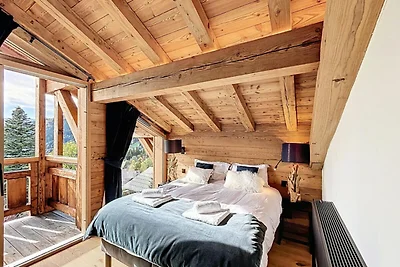 Chalet in Les Gets mit Blick auf das nordisch...