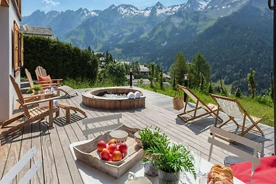 Chalet in La Clusaz mit Panoramablick