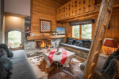 Ampio chalet con sauna a botte e...