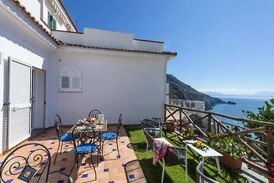 Villa a Praiano con giardino vista mare