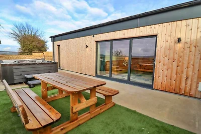 Scheune in Cotswolds mit Whirlpool & Aussicht