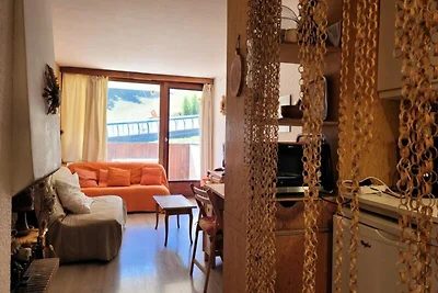 Apartment in Pra-Loup mit Bergblick