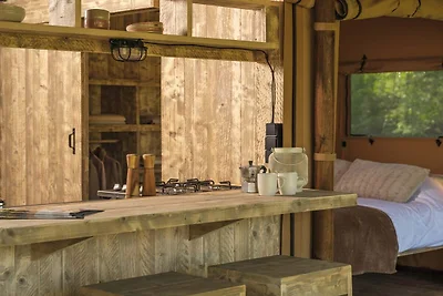 Charmantes Safari-Zelt für Familien-Glamping