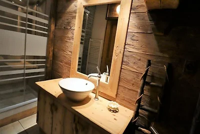 Chalet in Arèches mit Blick auf die Alpen