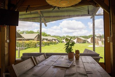 Tenda lodge con terrazza vicino al Veluwe