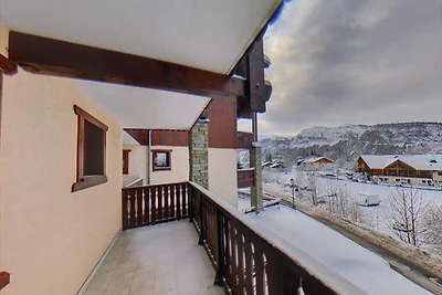 Wohnung im Dorf mit Blick auf die Aravis