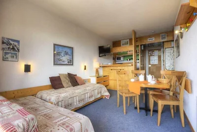 Apartment in Villards mit Blick auf das Tal