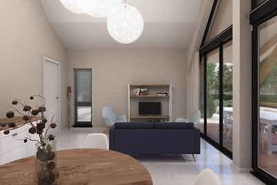 Geräumiges Ferienhaus mit Garten, 800 m vom M...