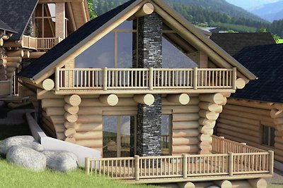 Accogliente, moderno chalet in legno canadese