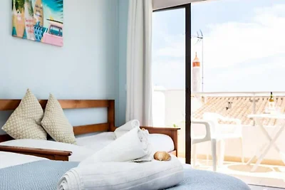 Apartment in Luz mit Balkon und Meerblick