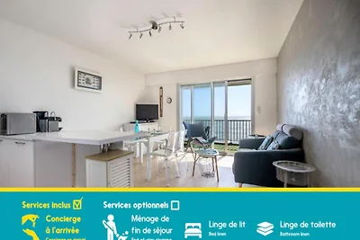 Apartment in La Baule mit Meerblick