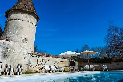 Schönes Schloss in Le Veurdre mit privatem...