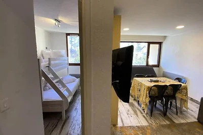 Apartment mit Blick auf die Piste für 7...