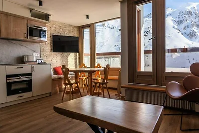 Ferienwohnung in Tignes mit Blick auf den See...