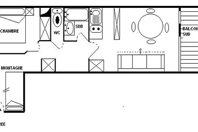 Wohnung in Grangeraies in der Nähe des...