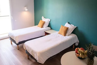 Studio f�r 2 Personen, 2 Einzelbetten, Balkon