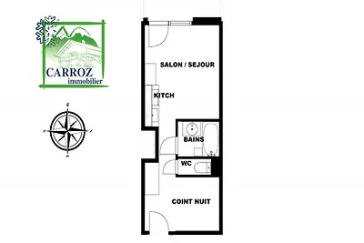 Apartment in Servages mit direktem Zugang zu ...