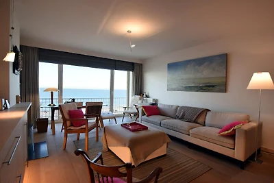 Gouden strand 0203 met zeezicht in De Haan