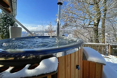 Holzferienhaus mit Sauna