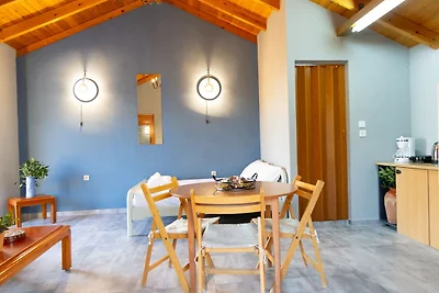 Villa mit Blick auf Tigani in Mani