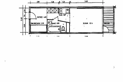 Wohnung in Arc 2000 mit Pistenblick