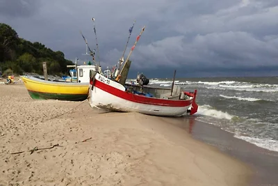 Wohnung nahe Ostsee mit Balkonblick