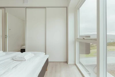 Apartment mit Blick auf die Stadt und das...