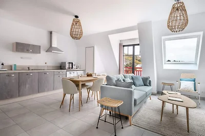 Wohnung in Val André am Strand