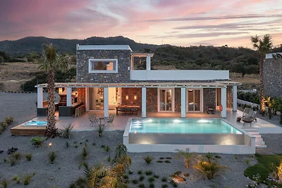 Privé villa-vakantie op Rhodes voor 8