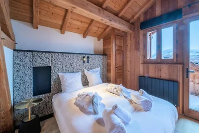 Chalet in Alpe d'Huez mit Spa und Skizugang