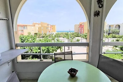 Wohnung in Frankreich mit Meerblick am Strand
