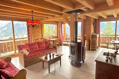 Appartement in Les Saisies met uitzicht op de...