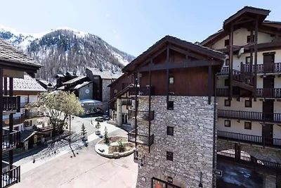 Helle Wohnung am Fuße der Pisten.
