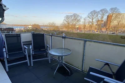 Ferienwohnung in Rostock mit Balkon