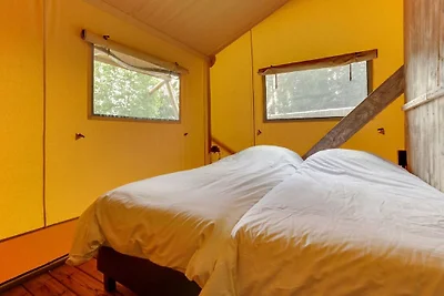 Tenda lodge con servizi igienici