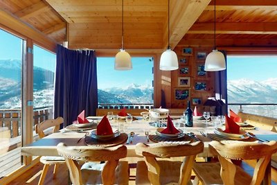 Sonniges Chalet in Veysonnaz für 10 Gäste