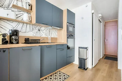 Apartment in La Mongie mit Zugang zu den...