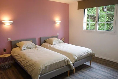 Herenhuis bij Somme-baai en Normandische kust