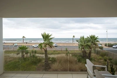 Apartment mit Balkon am Meer in Valras