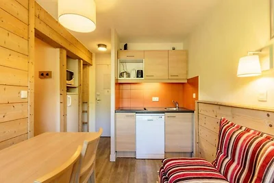 Wohnung in Plagne 1800 mit Bergblick