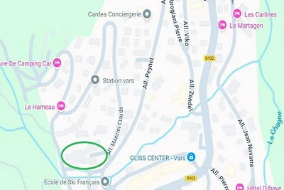 Ferienwohnung in Vars mit direktem Zugang zu ...