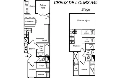 Ferienwohnung in Le Laitelet an den Skipisten