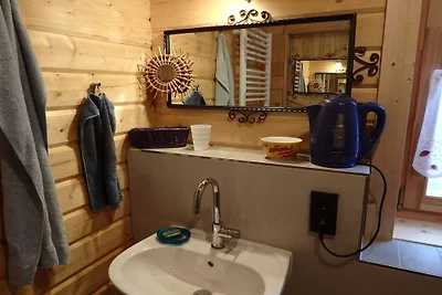 Cabane en bois dans le parc national