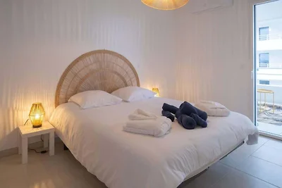Gemütliches Hafenapartment mit Pool