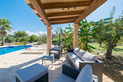 Sa Plana (cala Bona) - Ferienhaus Mit Pool