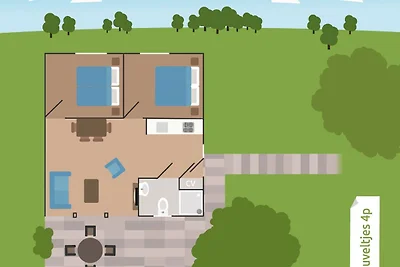 Komfortabler Bungalow in der Nähe der Veluwe