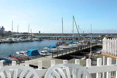 Panoramablick auf das Meer in Hasle