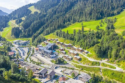 Chalet met uitzicht op de bergen in Wagrain